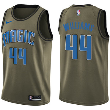 Nike Magic #44 Jason Williams Green Salute to Service NBA Swingman Jersey