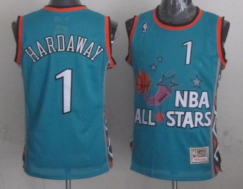 Mitchell And Ness Magic #1 Penny Hardaway Light Blue 1996 All Star Stitched NBA Jersey