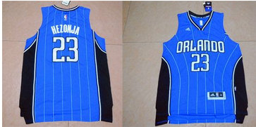 Magic #23 Mario Hezonja Blue Stitched NBA Jersey