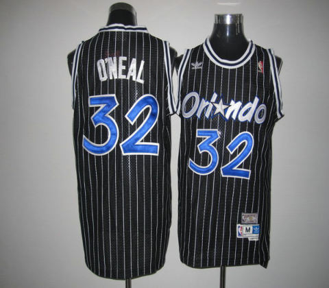 Orlando Magic 32 Shaquille O'Neal Soul Swingman BLACK Jersey