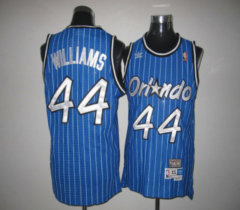 Orlando Magic Jason Williams 44 blue Throwback Jersey