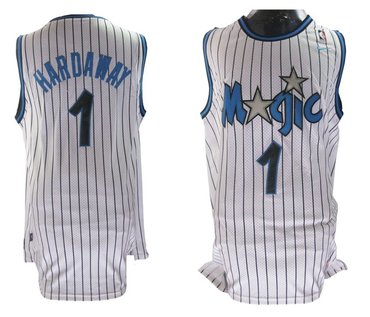 Mitchell and Ness Orlando Magic #1 Anfernee Hardaway Soul Swingman White Jersey