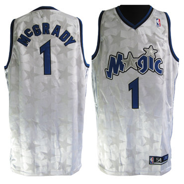 NBA Orlando Magic McGRADY 1# WHITE STAR(Limited edition