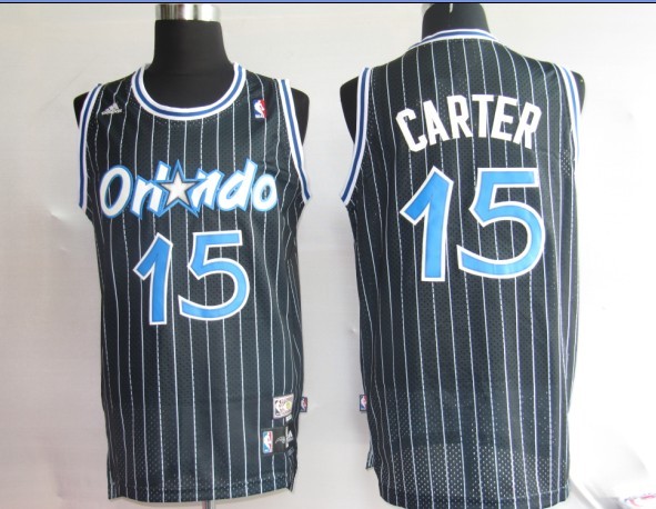 NBA Jersey Orlando Magic 15# CARTET Black strip