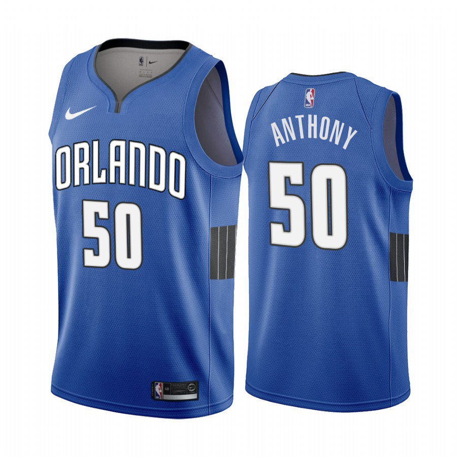 Nike Magic #50 Cole Anthony Blue NBA Swingman Statement Edition 2019 2020 Jersey