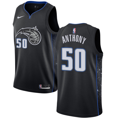 Nike Magic #50 Cole Anthony Black NBA Swingman City Edition 2018 19 Jersey