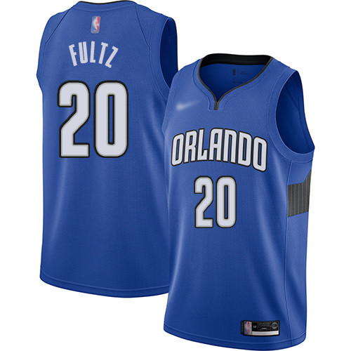 Magic #20 Markelle Fultz Blue Basketball Swingman Statement Edition 2019 2020 Jersey