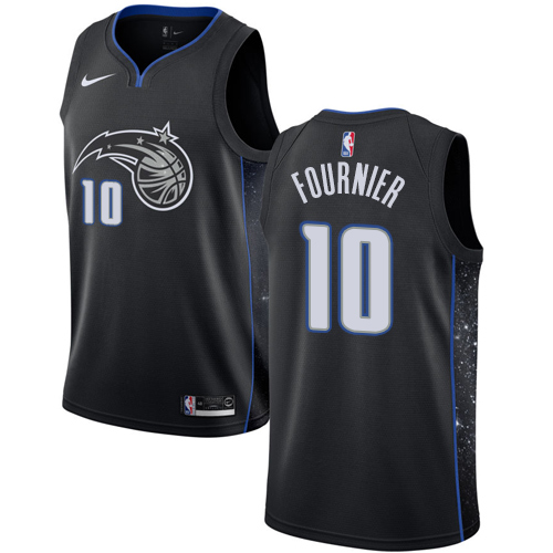 Nike Magic #10 Evan Fournier Black NBA Swingman City Edition 2018 19 Jersey