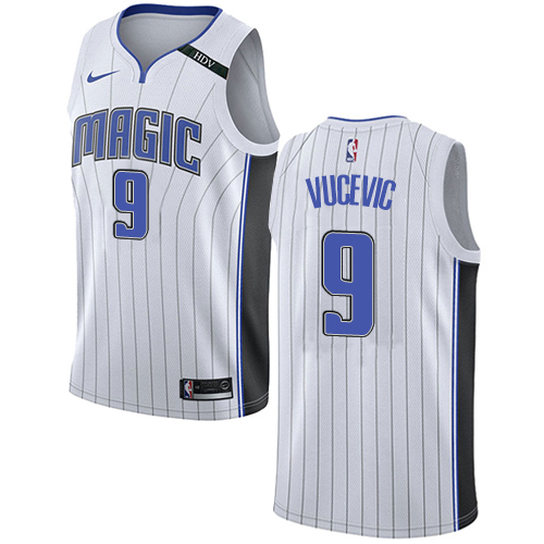 Nike Magic #9 Nikola Vucevic White NBA Swingman Association Edition Jersey