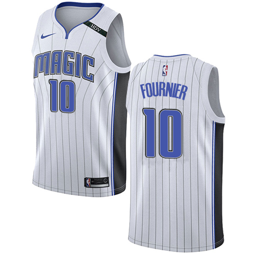 Nike Magic #10 Evan Fournier White NBA Swingman Association Edition Jersey