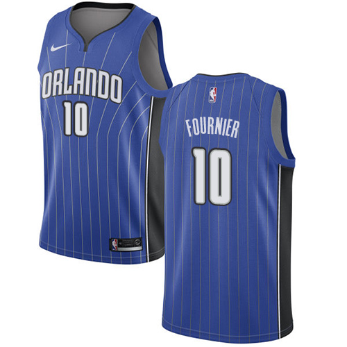 Nike Magic #10 Evan Fournier Royal NBA Swingman Icon Edition Jersey