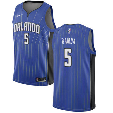 Nike Magic #5 Mohamed Bamba Royal NBA Swingman Icon Edition Jersey