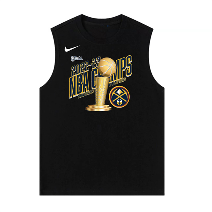 Men's Denver Nuggets Black Champions Suit In Action Tank Top