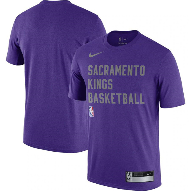 Men's Sacramento Kings Purple 2023 24 Sideline Legend Performance Practice T-Shirt