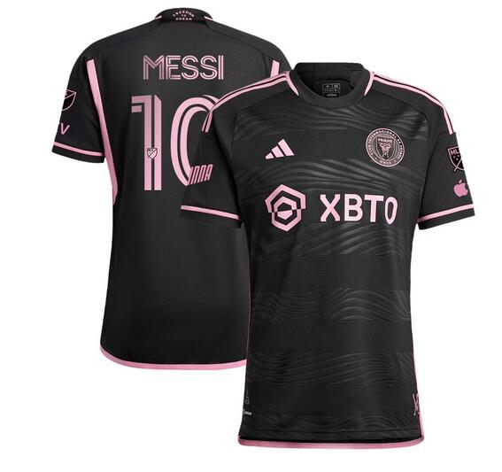 Lionel Messi 10 Inter Miami 2022-23 Away Jersey – Black