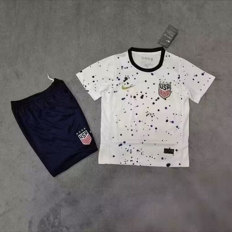 23-24 Youth USA Soccer Home Jersey(email us the player name and number )