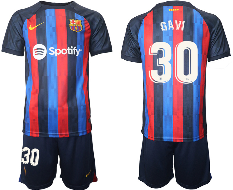 2022-23 Men's Barcelona home 30# GAVI Jersey