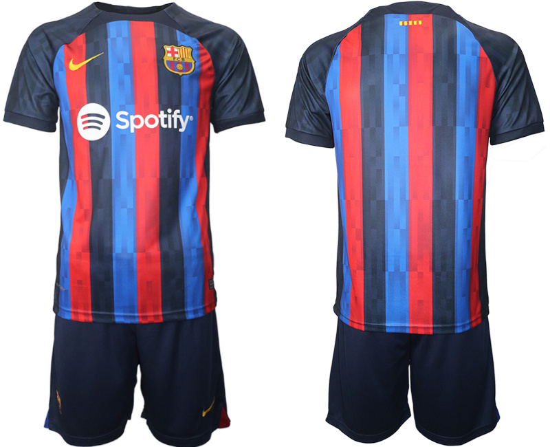 2022-23 Men's Barcelona Home Blank Jerseys