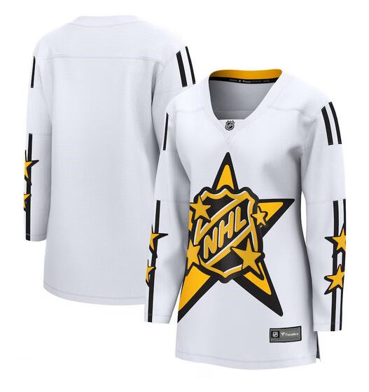 Women's All-Star Game 2024 White Breakaway Stitched Hockey Jersey