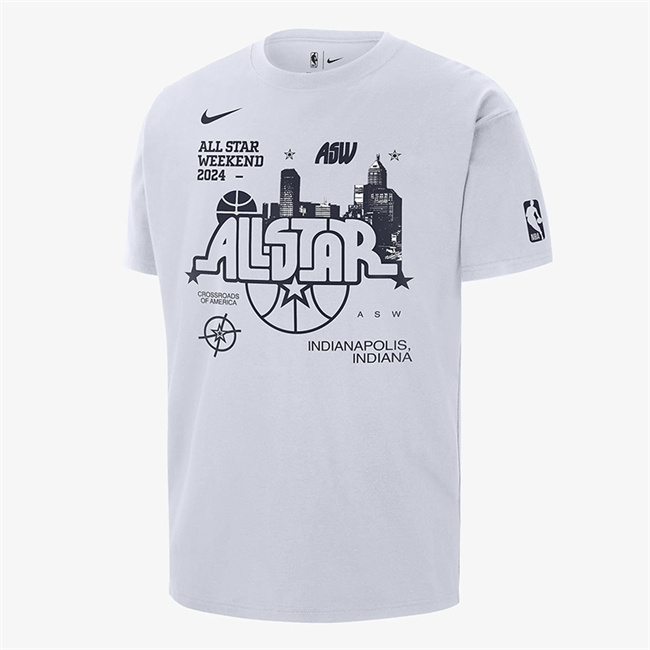 Men's 2024 All-Star Weekend White T-Shirt