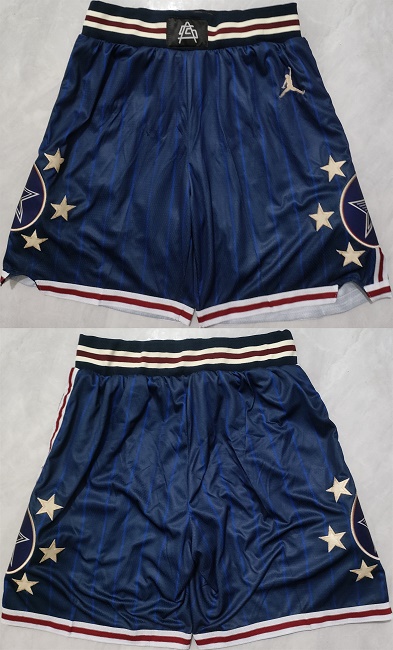 Men's 2024 All-Star Navy Shorts (Run Small)