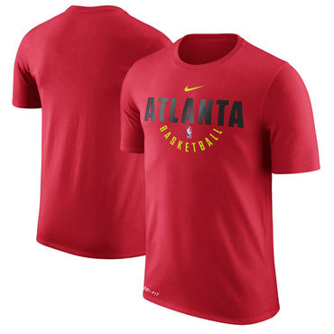 Atlanta Hawks Red Nike Practice Performance T-Shirt