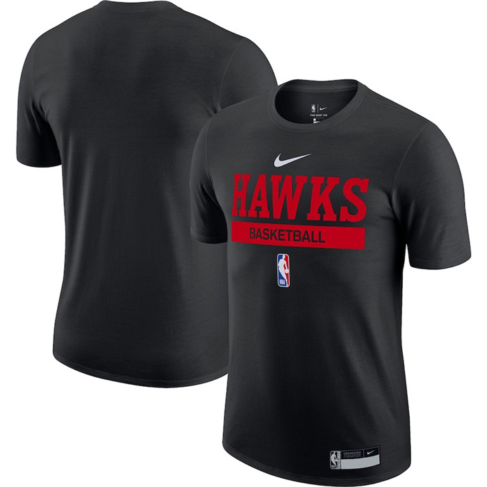 Men's Atlanta Hawks Black 2022 23 Legend On-Court Practice Performance T-Shirt