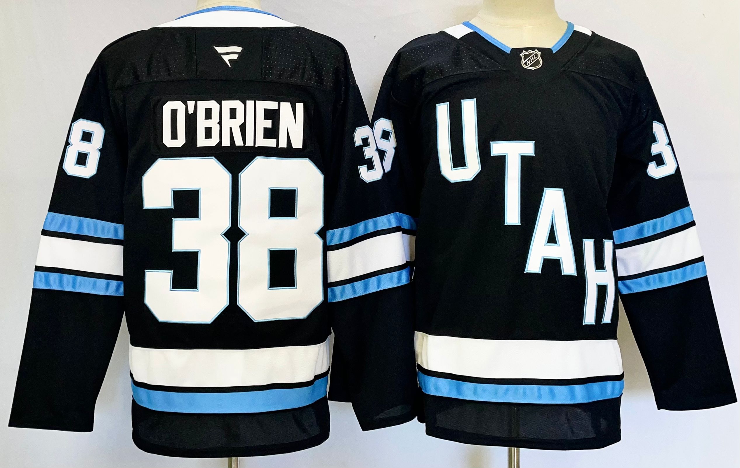 Men's Utah Hockey Club #38 Liam O'Brien Navy 2024-25 Stitched Jersey