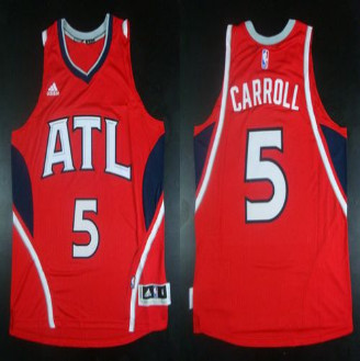 Revolution 30 Atlanta Hawks #5 DeMarre Carroll Red Stitched NBA Jersey