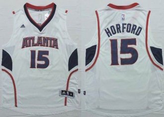 Revolution 30 Atlanta Hawks #15 Al Horford White Stitched NBA Jersey