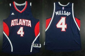 Revolution 30 Atlanta Hawks #4 Paul Millsap Blue Stitched NBA Jersey