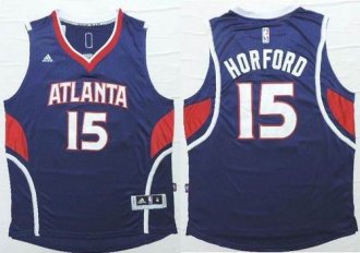 Revolution 30 Atlanta Hawks #15 Al Horford Blue Stitched NBA Jersey