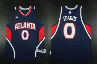 Revolution 30 Atlanta Hawks #0 Jeff Teague Blue Stitched NBA Jersey