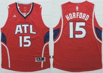 Revolution 30 Atlanta Hawks #15 Al Horford Red Stitched NBA Jersey