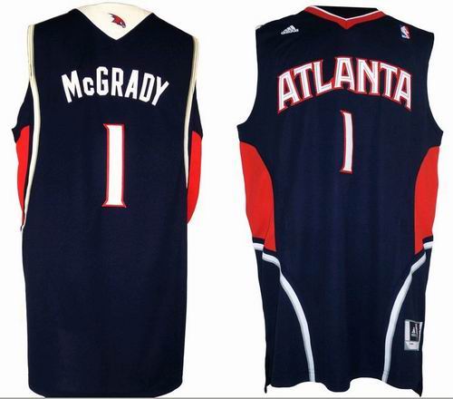 Atlanta Hawks 1 Tracy McGrady blue jerseys