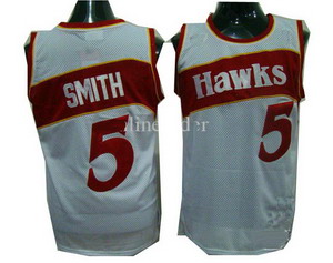 Atlanta Hawks 5 Josh Smith White Soul Swingman Basketball Jersey