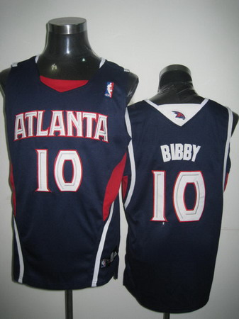 Atlanta Hawks 10 BIBBY blue jerseys