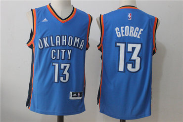 Thunder 13 Paul George Blue Swingman Jersey