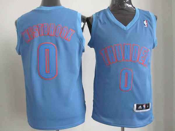 Oklahoma City Thunder Russell Westbrook Big Color Fashion Swingman Jerseys