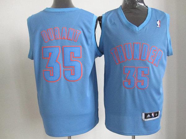 Oklahoma City Thunder Kevin Durant 35 Big Color Fashion Swingman Jerseys