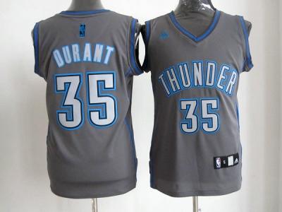 nba oklahoma city thunder #35 durant grey