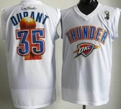 nba oklahoma city thunder #35 durant white(champions)