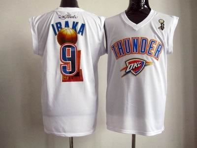 nba oklahoma city thunder #9 ibaka white(champions)