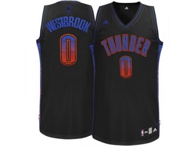 nba oklahoma city thunder #0 westbrook black(limited edition)