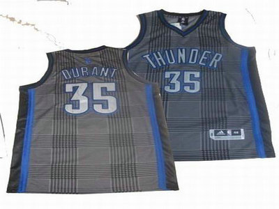 Oklahoma City Thunder 35 Kevin Durant Rhythm Fashion Swingman Jersey