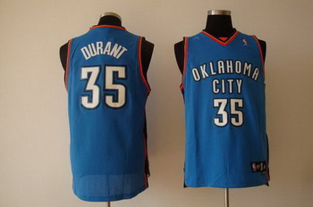 Oklahoma City Thunder 35 DURANT blue SWINGMAN jers