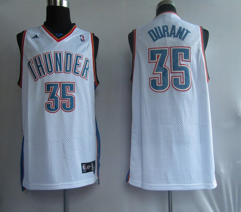 NBA Jersey Oklahoma City 35# OURANT White Swingmin