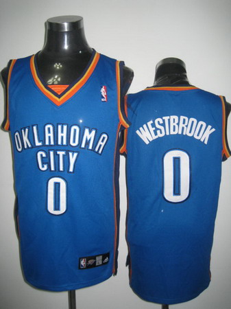 Oklahoma City Thunder 0 THUNDER blue jerseys