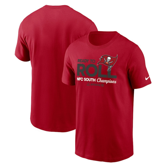 Men's Tampa Bay Buccaneers Red 2024 NFC South Champions Locker Room Trophy Collection T-Shirt