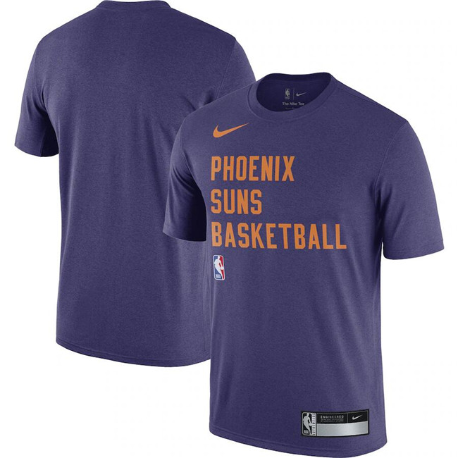 Men's Phoenix Suns Purple 2023 24 Sideline Legend Performance Practice T-Shirt